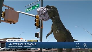 Who’s putting masks on Tucson’s iconic statues?