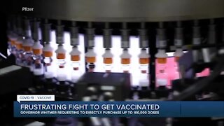 Frustrating fight to get vaccinated in Michigan