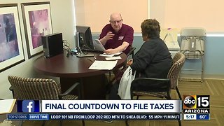 Final countdown to file taxes