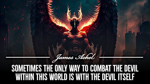 Sometimes the only way to combat the devil within this world is with the devil itself 🙏