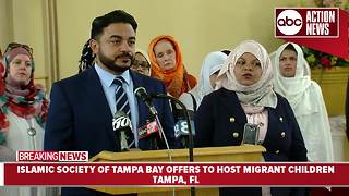 Tampa Muslims offer to host migrant children | News Conference