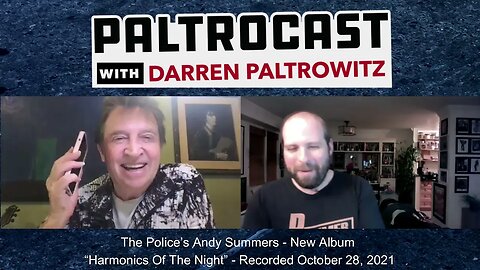 The Police's Andy Summers interview #2 with Darren Paltrowitz