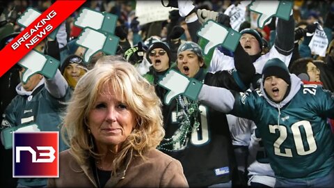 HAHA! Jill Biden PUBLICLY HUMILIATED As Crowd ERUPTS At Eagles Stadium