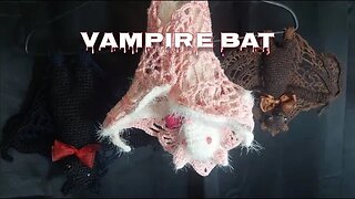 How to Crochet Bat Amigurumi with Crochet Lace Wings