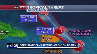 Boise State fans keeping a close eye on Hurricane Dorian