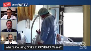 WEB EXTRA: Local doctors talk spike in COVID-19 cases