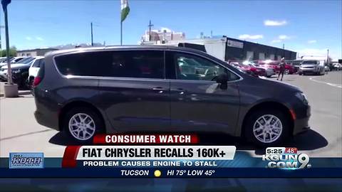 Fiat Chrysler recalls minivans