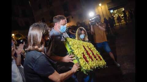 Junqueras abucheado y tachado de "traidor" (Botifler) por independentistas en Barcelona