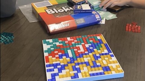 Family time with Blokus