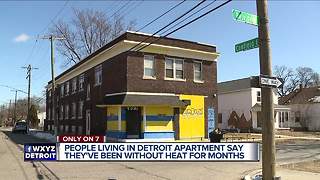 Detroit responds to WXYZ report on apartment residents without heat