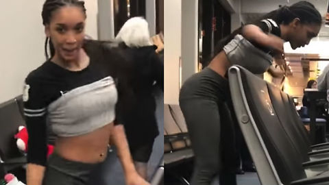 Woman Shows Off Insane Limbo Skills At The Airport