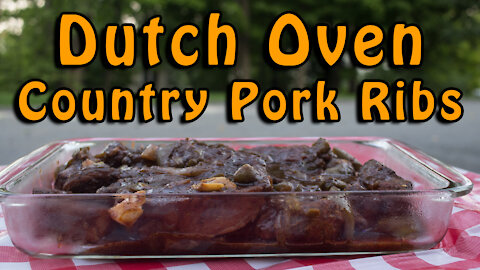 Dutch Oven Country Pork Ribs