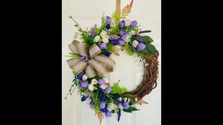 Grapevine Spring & Easter Wreaths|Marthas Wreath|Home Decor Ideas