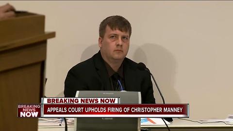 Appeals court upholds firing of former Milwaukee Police Officer Christopher Manney