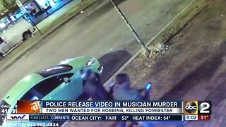 Police release suspect video in musician murder