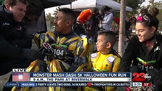 Runners dress up as their favorite characters in the Monster Mash Dash
