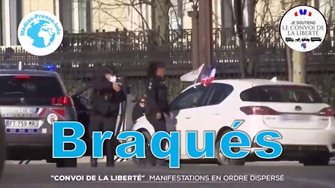 Braqués pour un drapeau français !