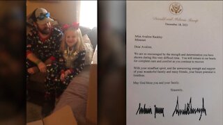 Little Girl Who Lost Her Sister In The Deadly Tornado Reacts To Trump's Gift