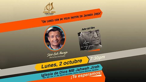 "Un Lunes con mi Viejo Pastor" lunes 2 de octubre del 2023 (Completo)