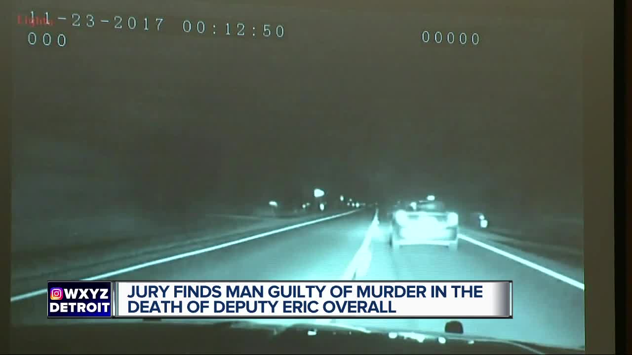 Jury finds man guilty of murder in the death of Deputy Eric Overall