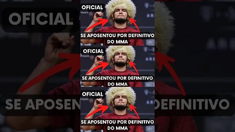 KHABIB NURMAGOMEDOV SE APOSENTOU DE VEZ #shorts