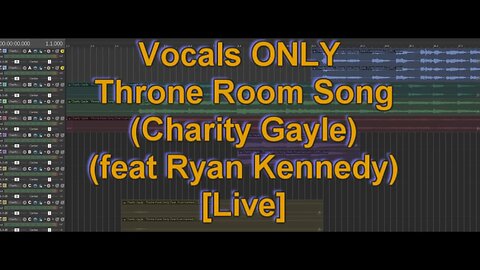 Vocals ONLY - Throne Room Song (Charity Gayle feat. Ryan Kennedy) [LIVE]