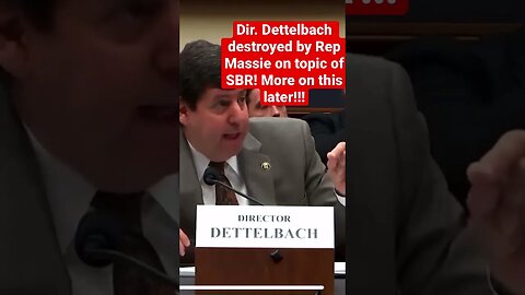 ATF Dir. Dettelbach tries to defend overreach, making felons out of plastic brace owning Americans