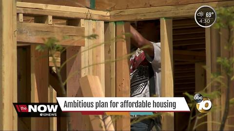 Ambitious plan for affordable housing