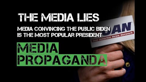 The Main Stream Media pedal their PROPAGANDA