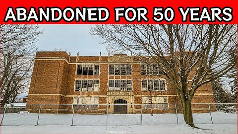 (Abandoned for 50 Years) Discovering Hidden Secrets in an Abandoned School - 4K Video