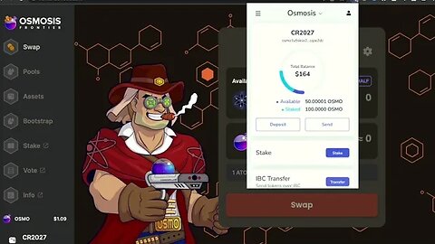 EARN PASSIVE INCOME WITH OSMOSIS DEX - 4 - HOW TO STAKE AND CLAIM REWARDS