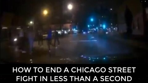 ⚠️WARNING! DISTURBING FOOTAGE: How to end a Chicago Street Fight in Less Than a SECOND!