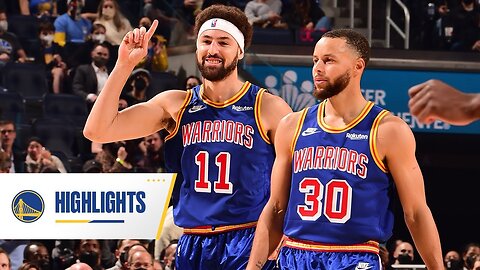Splash Brothers Stephen Curry & Klay Thompson Combine For 43 Points
