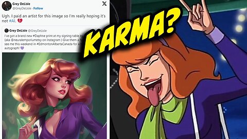 Scooby-Doo Voice Actress Peddles AI Art After SLAMMING Animator for Using AI Voices?!