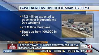 Fourth of July weekend travelers expect to hit record levels
