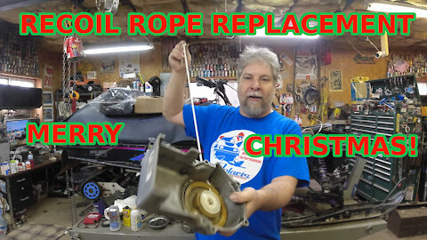 Easy Recoil Rope Replacement for vintage snowmobiles