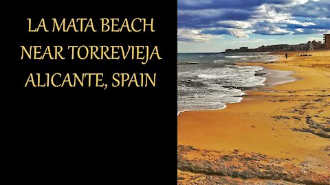 La Mata Beach Near Torrevieja, Alicante, Spain