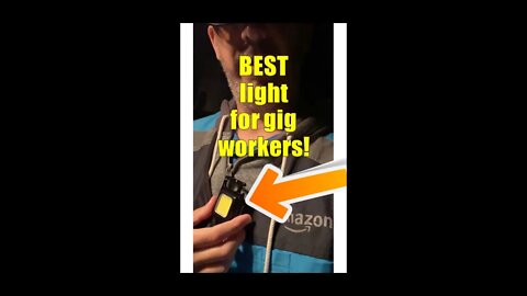 The 𝗕𝗘𝗦𝗧 flashlight for gig workers!