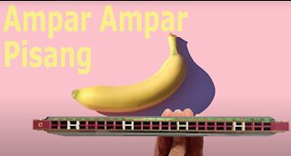 How to Play Ampar Ampar Pisang on a Tremolo Harmonica with 24 Holes