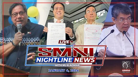 LIVE: SMNI Nightline News with MJ Mondejar and Admar Vilando | January 4, 2024