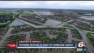 Indianapolis food bank creates care packages for Hurricane Harvey victims