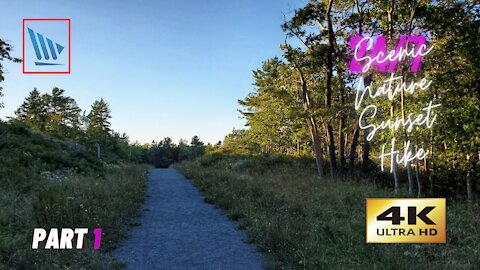 4K Scenic Nature Sunset Hike | Beautiful Nature in Bedford Nova Scotia