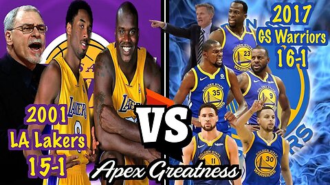 Are The 2001 Lakers Great Enough To Take Down KD, Steph, & The 2017 Warriors? Apex Clips