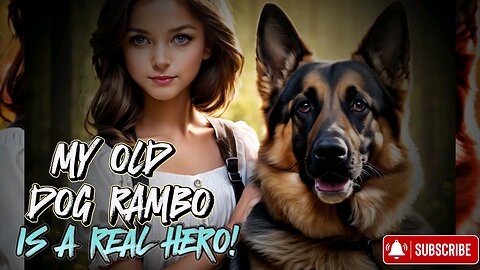 MY OLD DOG RAMBO IS A REAL HERO!