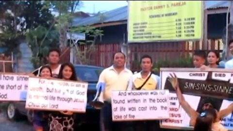 Street Preaching Filipines