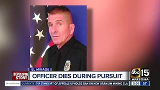El Mirage officer dies during pursuit