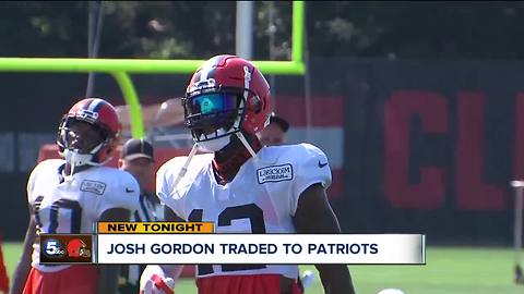 Browns trade Josh Gordon to Patriots for fifth-round pick