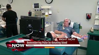 Remembering Pulse by donating blood