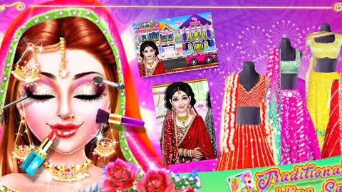 Indian bride makeup game|indian makeup,dressup, game|Android gameplay|girls game|new game 2022