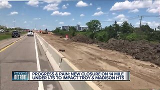 MDOT officials are talking about the progress on I-75, as crews prepare to close 14 Mile under the freeway